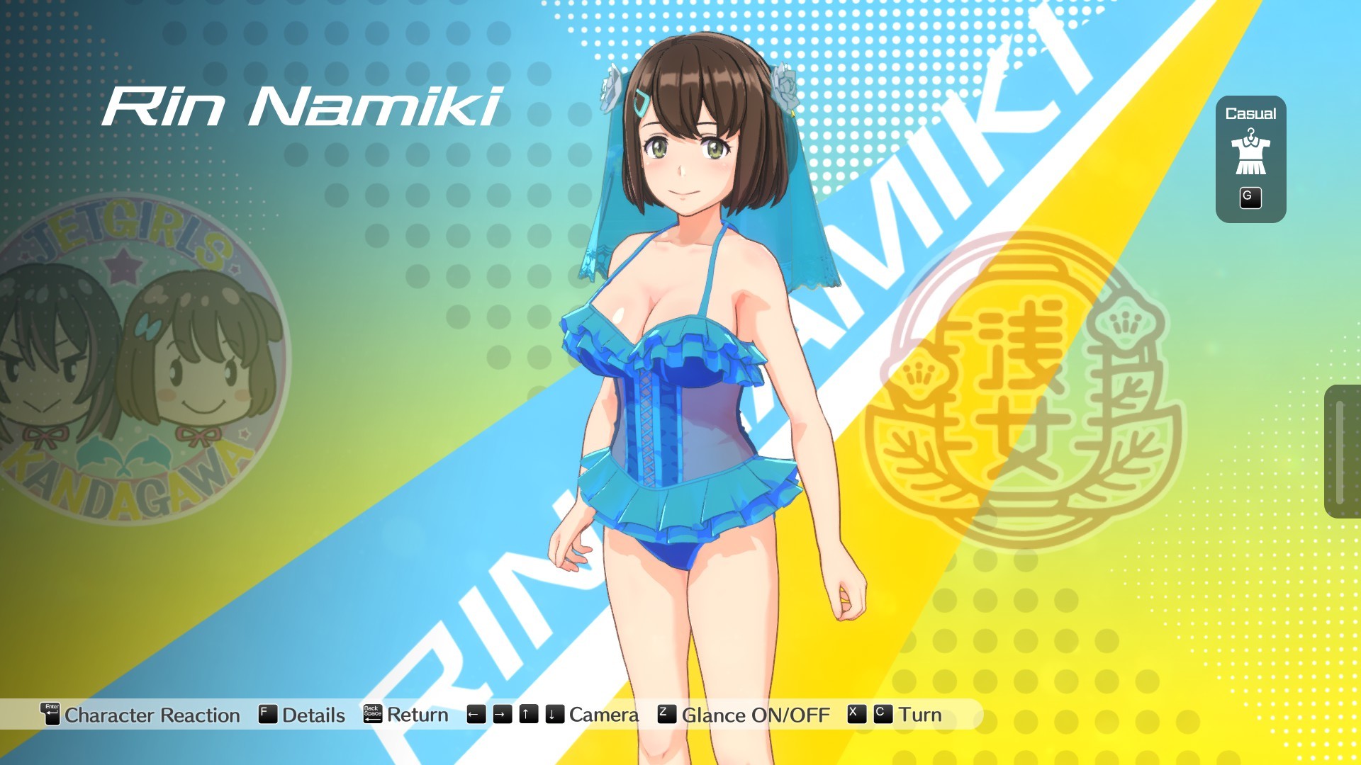 Kandagawa Jet Girls - Wedding Bikini (Aqua Blue) Featured Screenshot #1