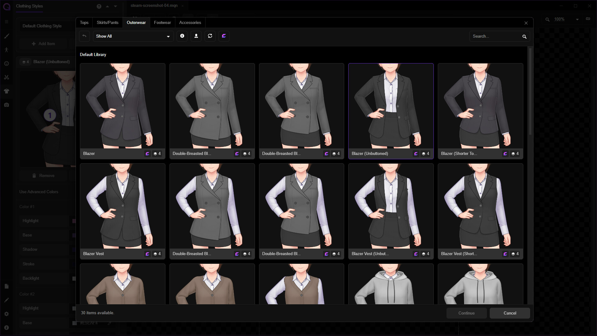 Mannequin Character Generator screenshot 5