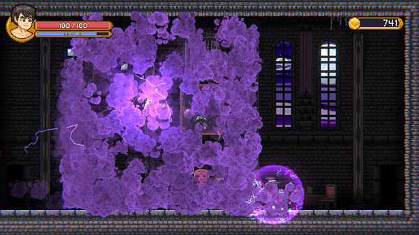 Screenshot of Boyfriend's Rescue -  Gay Platform Game gameplay showing in-action mechanics