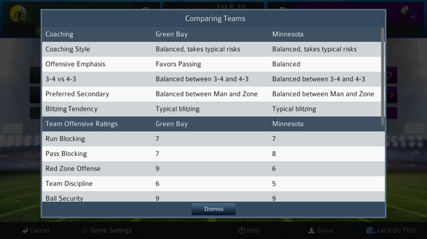 Screenshot z Pro Strategy Football 2021