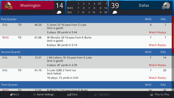 Screenshot z Pro Strategy Football 2021