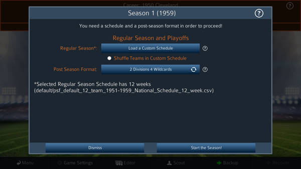 Screenshot z Pro Strategy Football 2021