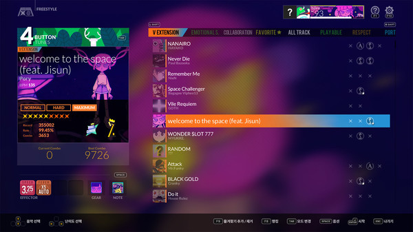 DJMAX RESPECT V - Welcome to the Space GEAR PACK screenshot 3