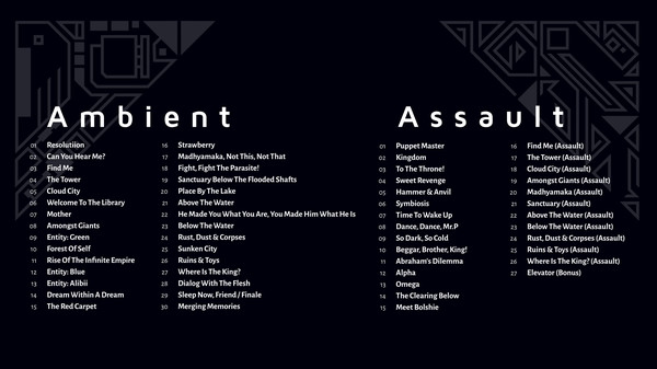 Screenshot z Resolutiion Soundtrack