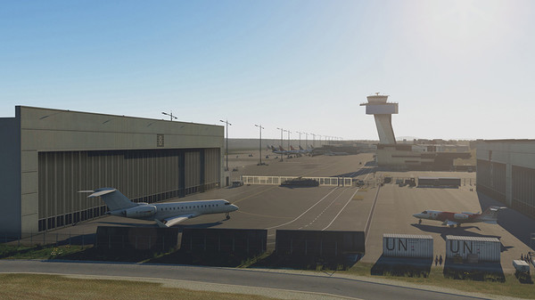 Screenshot z X-Plane 11 - Add-on: 29 Palms⁄Captain7 - EDDN - Nuremberg XP
