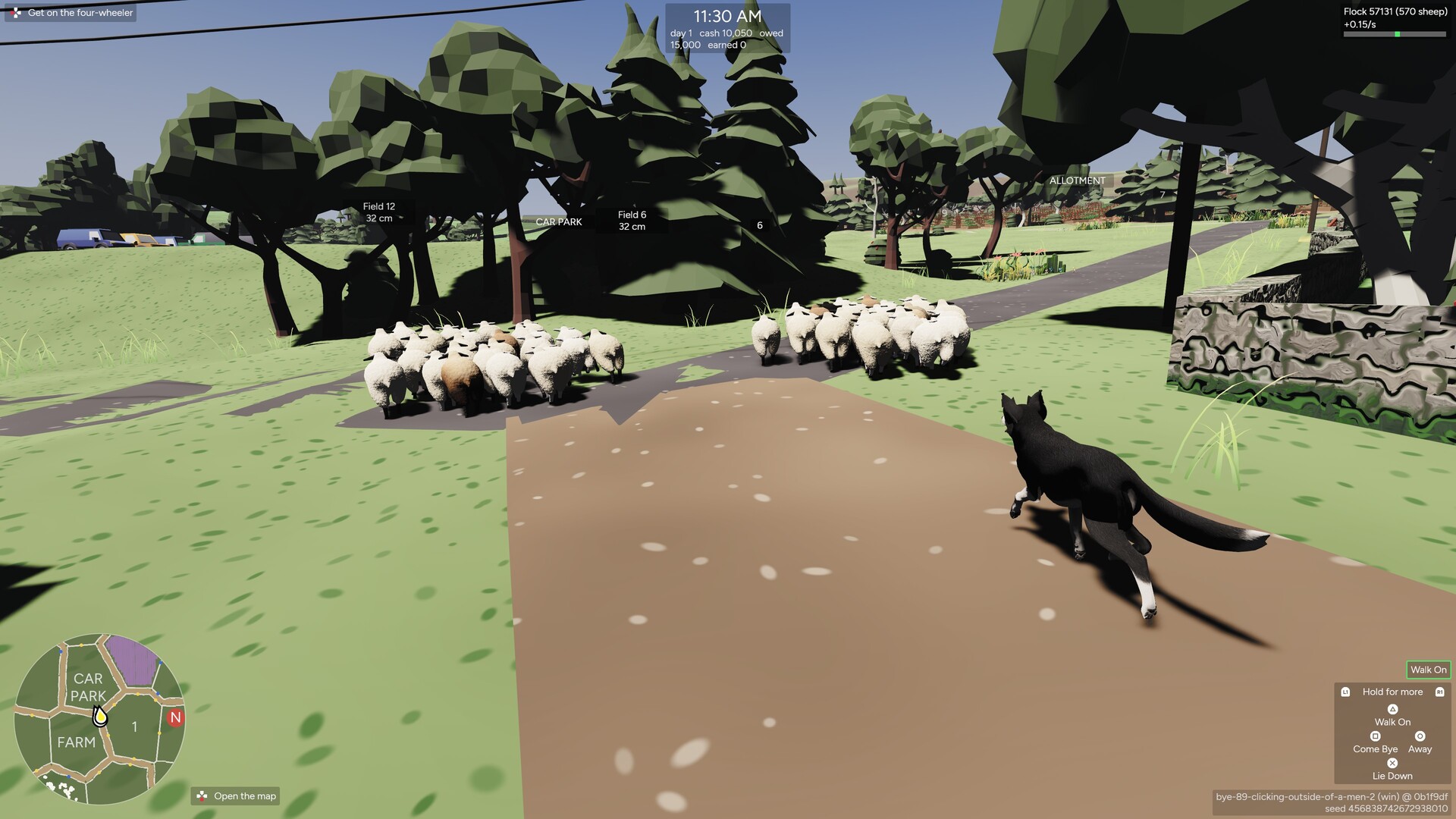 Come Bye: A Sheepdog Simulator screenshot #1