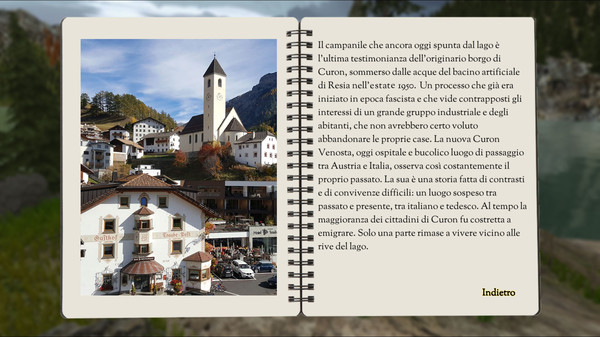 Screenshot z A Painter's Tale : Curon, 1950