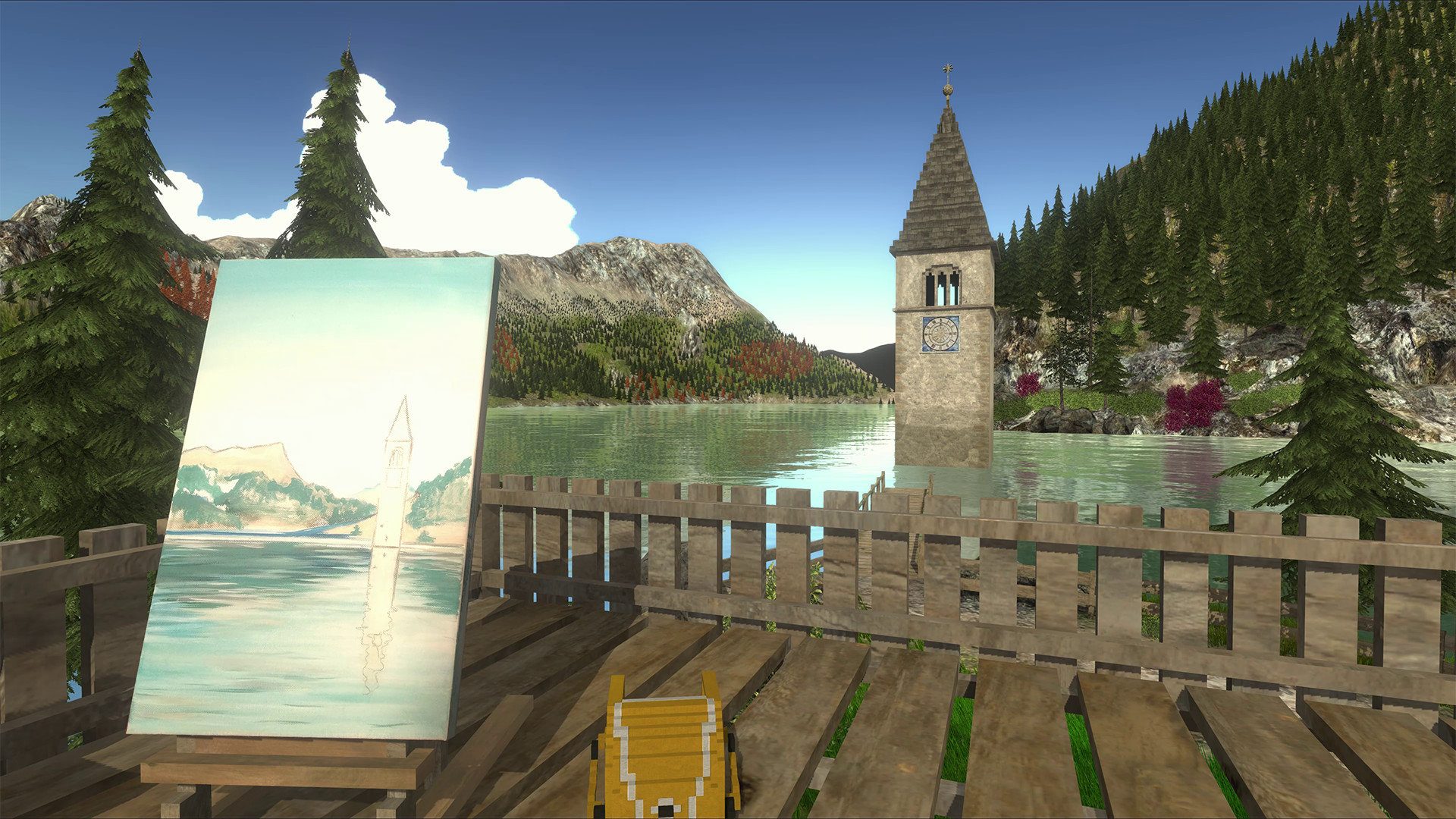 A Painter's Tale: Curon, 1950 screenshot #1