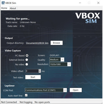 VBOX Sim Screenshot