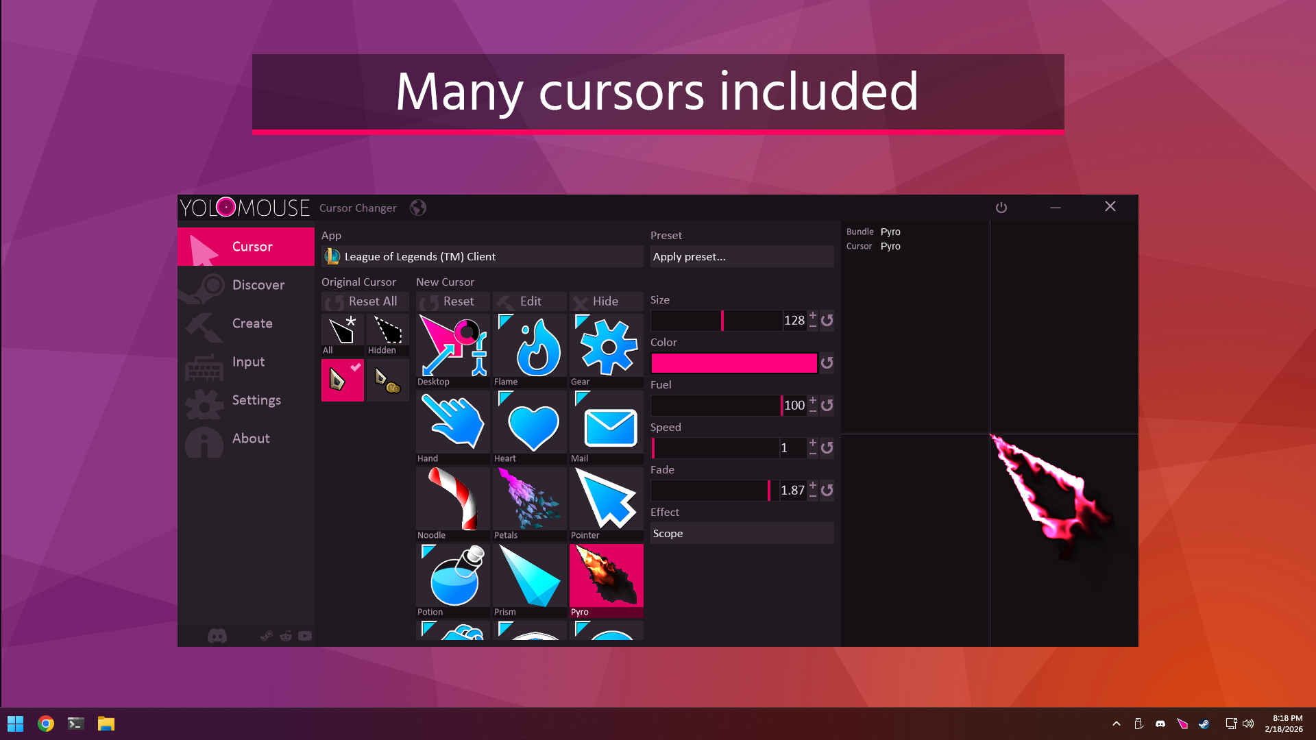 YoloMouse - Cursor Changer screenshot 1