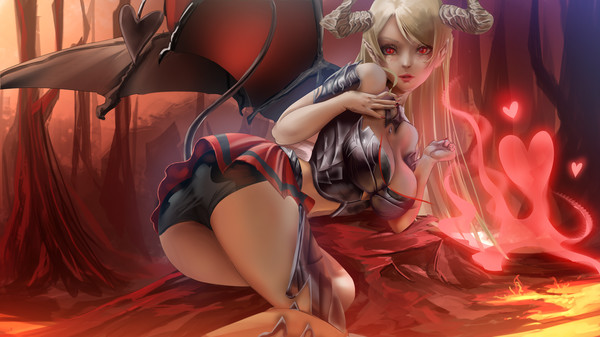 Screenshot of Asura Girls gameplay showing in-action mechanics