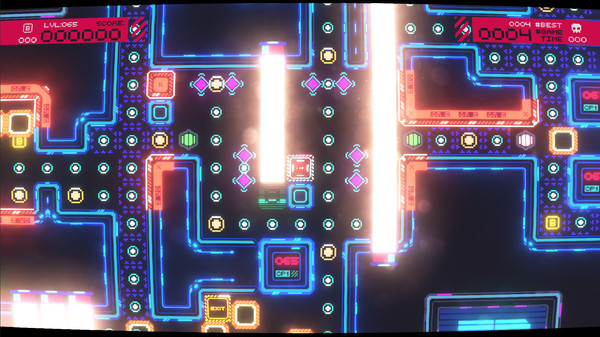 Screenshot of Cyber Protocol gameplay showing in-action mechanics