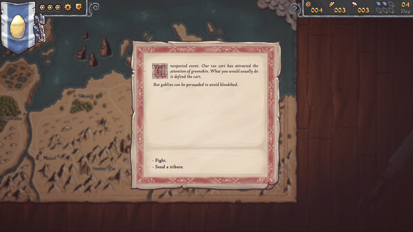 Screenshot z Winter Falling