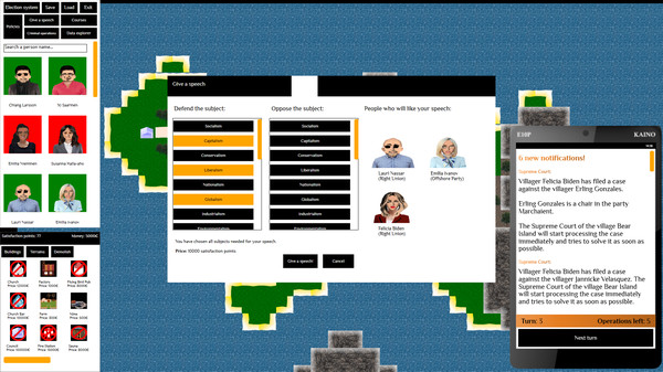 Screenshot z Mobocratic