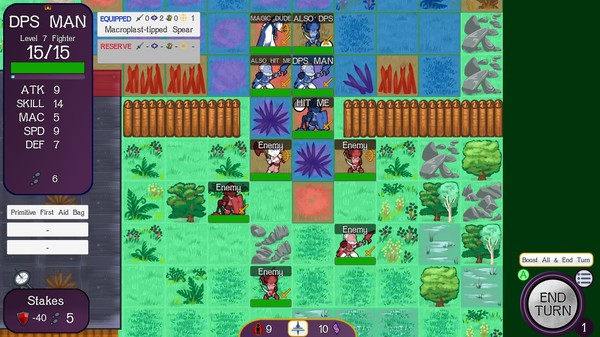 Screenshot z Godless Tactics