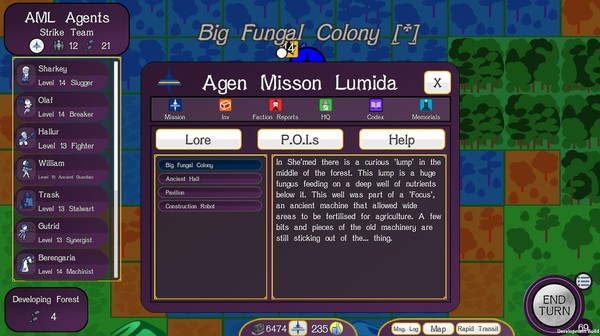 Screenshot z Godless Tactics