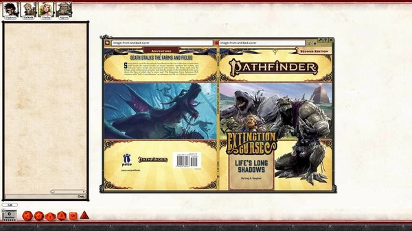 Screenshot z Fantasy Grounds - Pathfinder 2 RPG - Extinction Curse AP 3: Life's Long Shadows