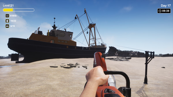 Screenshot z Ship Graveyard Simulator