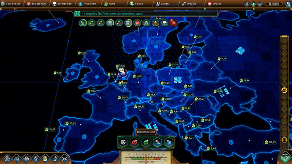 Screenshot z COVID: The Outbreak