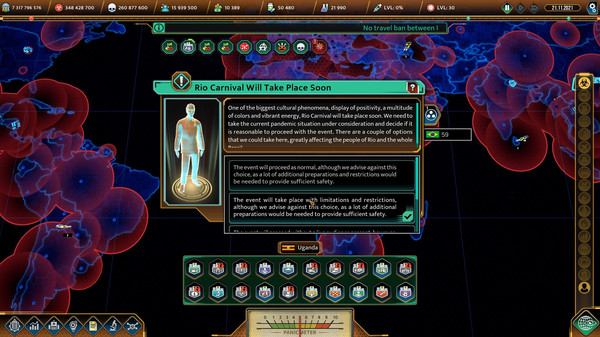 Screenshot z COVID: The Outbreak