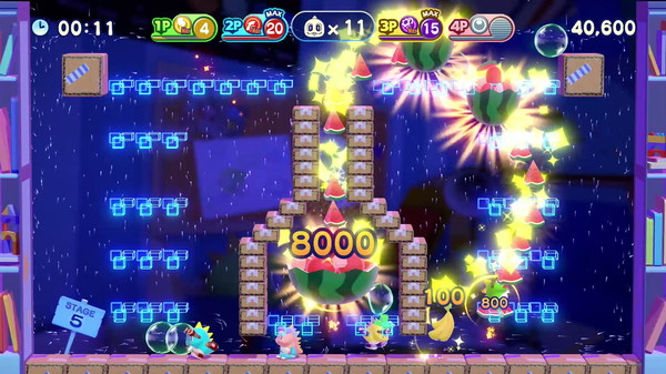 Screenshot z Bubble Bobble 4 Friends: The Baron's Workshop