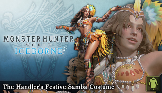 Steam：Monster Hunter: World - 受付嬢着せ替え衣装「情熱のサンバ」