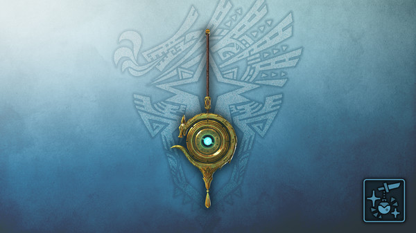 Monster Hunter World: Iceborne - Pendant: Gold Heavenly Dragon