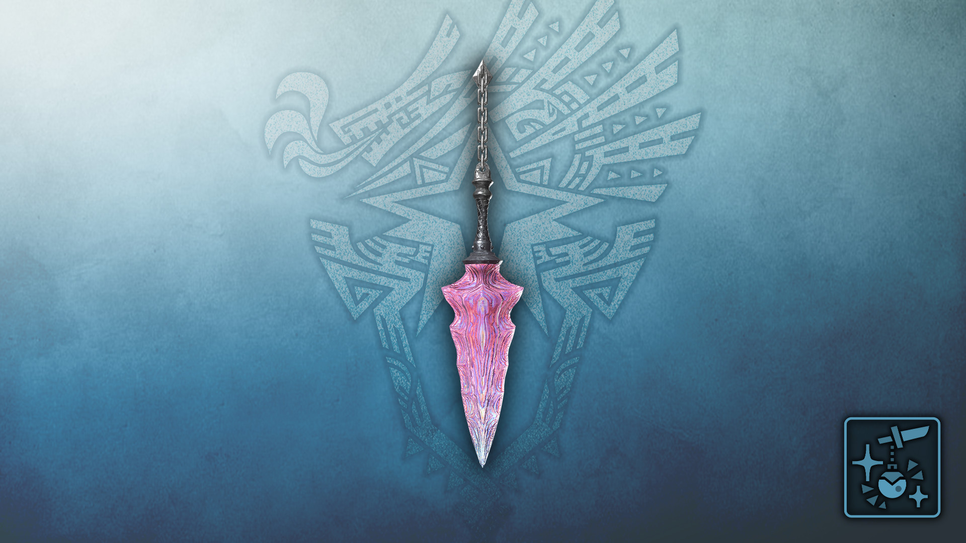 Monster Hunter World: Iceborne - Pendant: Ruby Crystal Knife Featured Screenshot #1