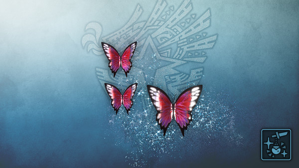 Monster Hunter World: Iceborne - Pendant: Phantom Magenta Butterflies