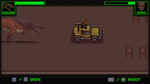 Screenshot z Dino Hazard: Chronos Blackout