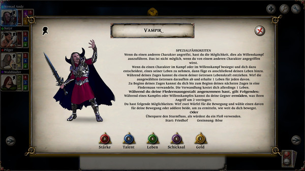 Talisman Character Vampire Screenshot 4