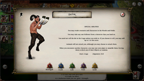Talisman Character - Satyr