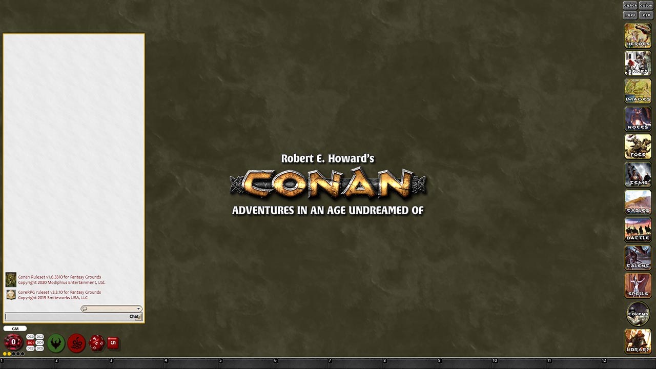 Fantasy Grounds - Robert E Howard's Conan Roleplaying Game Featured Screenshot #1