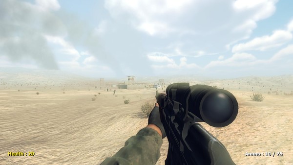 Screenshot z Desert attack