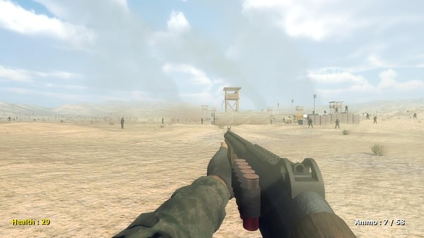 Screenshot z Desert attack