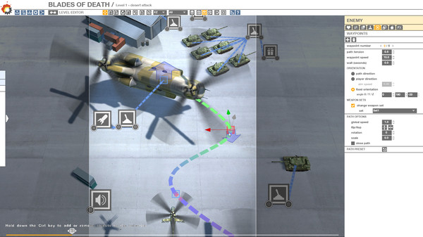 Screenshot z SHMUP Creator Screenshot z SHMUP Creator