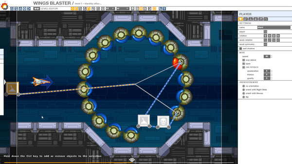 Screenshot z SHMUP Creator Screenshot z SHMUP Creator