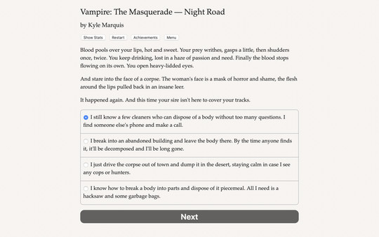 Скриншот Vampire: The Masquerade — Night Road — 5