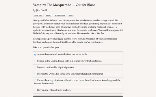 Vampire: The Masquerade — Out for Blood