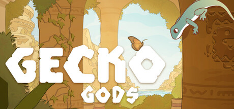 Steam header art for Gecko Gods