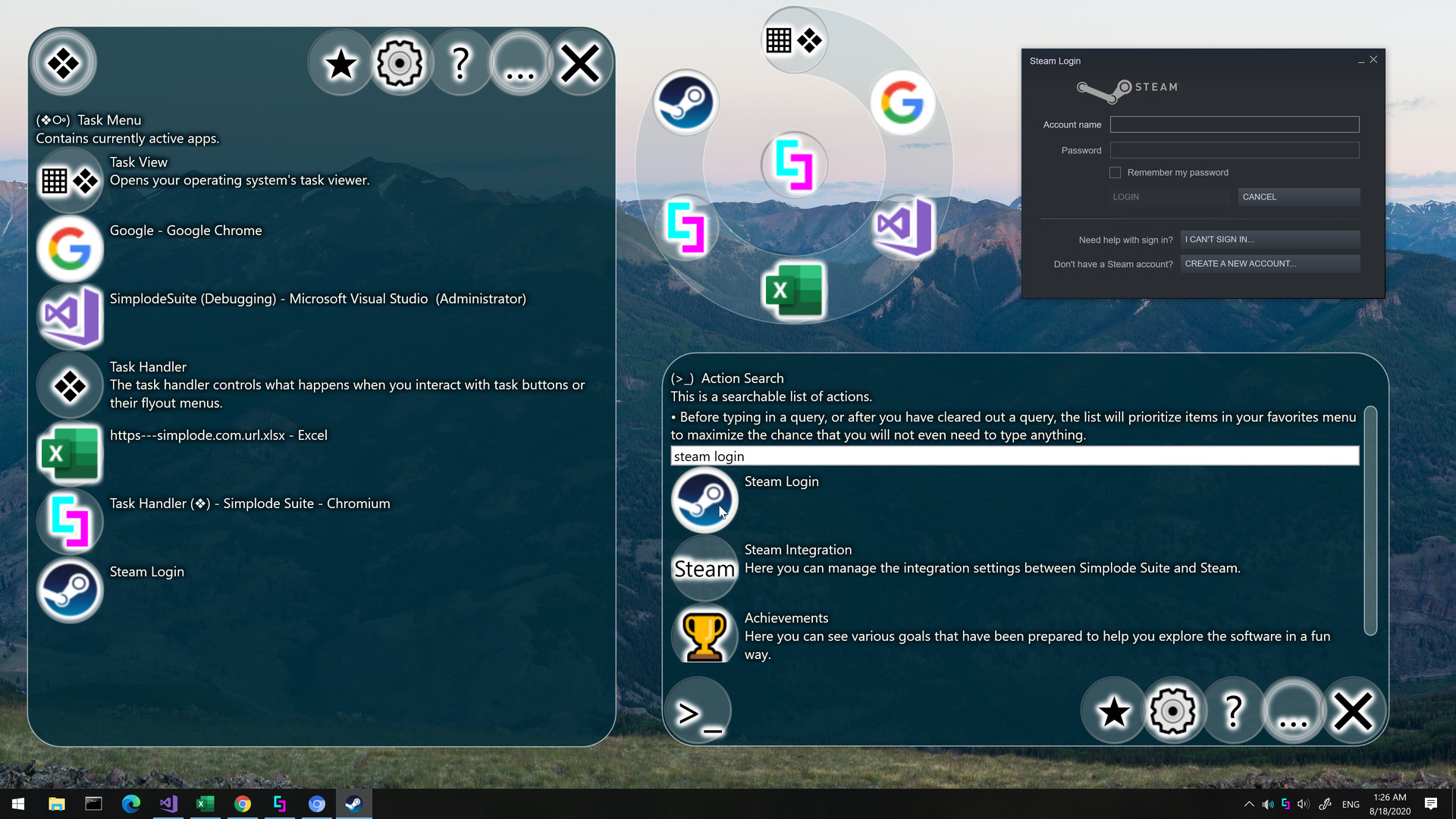 Simplode Suite - Task Menu Featured Screenshot #1