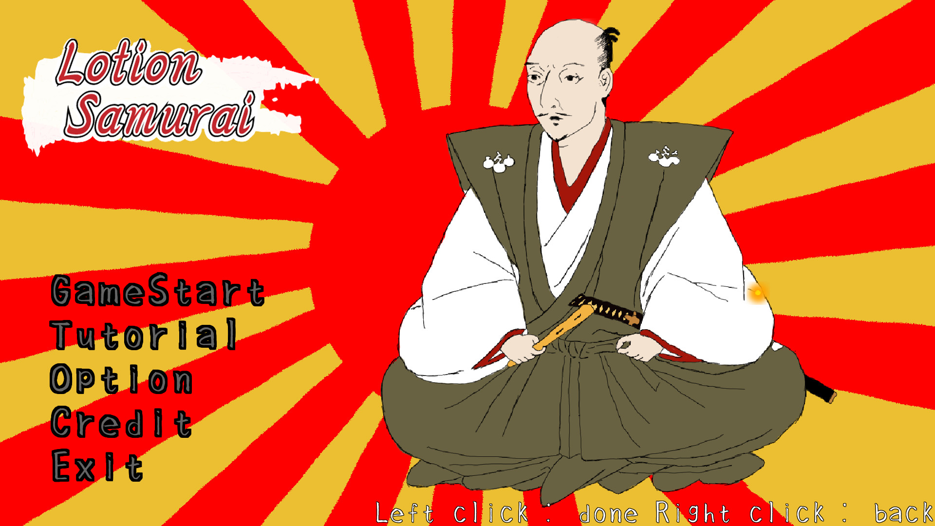 Lotion samurai