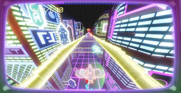 Screenshot z Neon Beat Rider