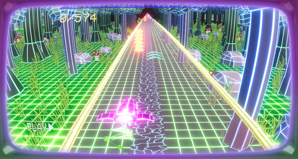 Screenshot z Neon Beat Rider