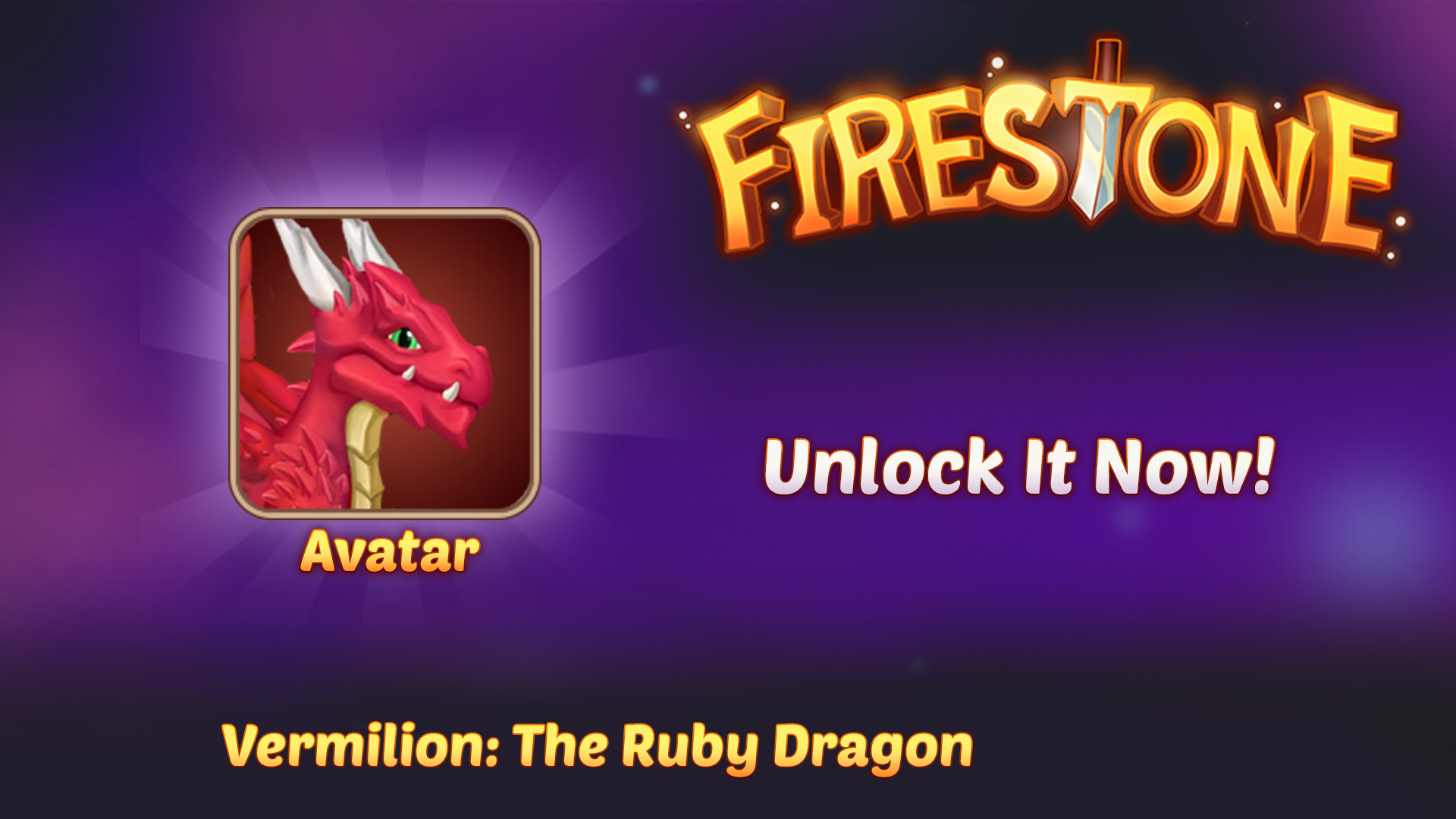 Firestone Idle RPG - Vermilion, The Ruby Dragon - Avatar Featured Screenshot #1