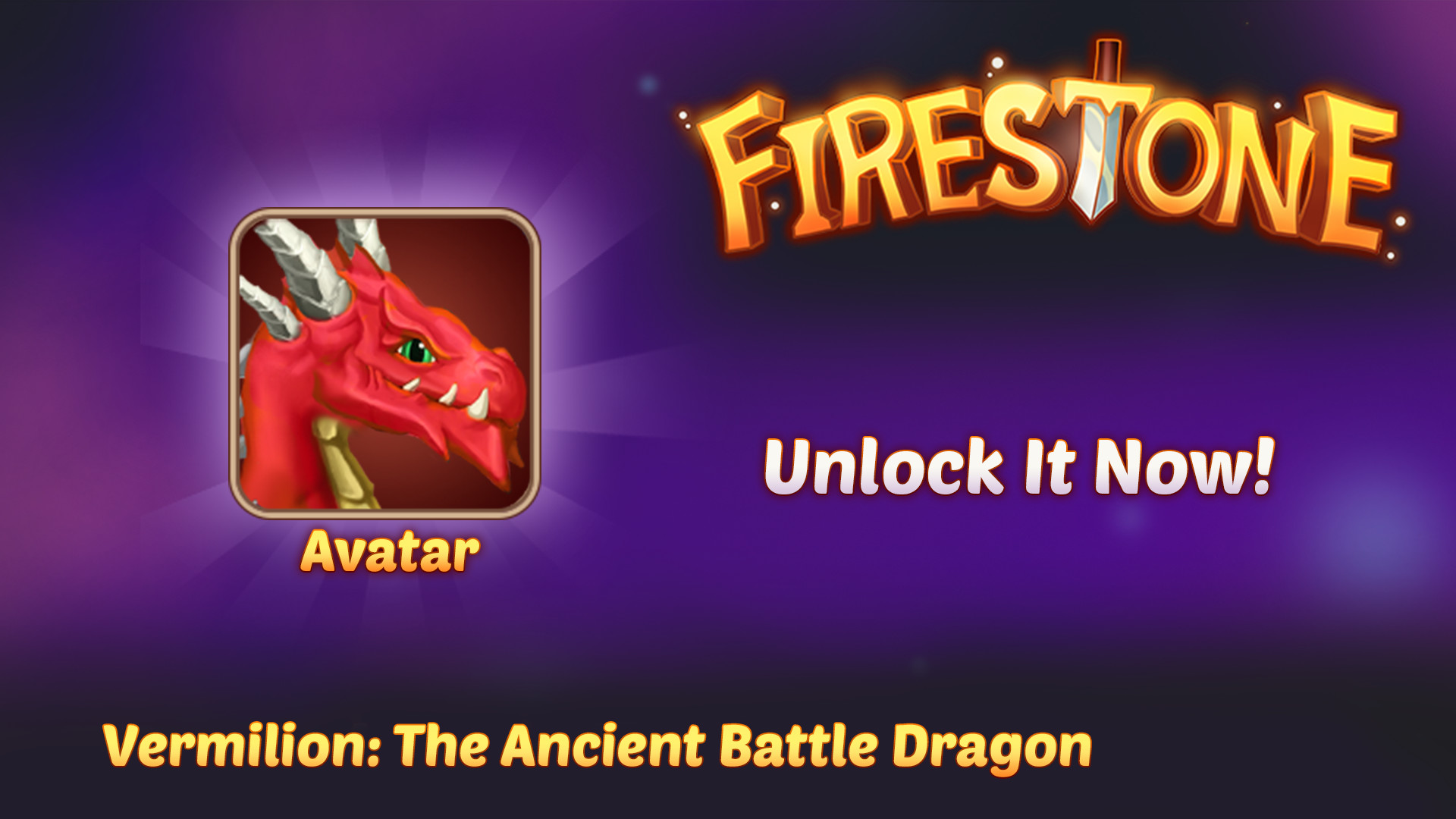 Firestone Idle RPG - Vermilion, The Ancient Battle Dragon - Avatar Featured Screenshot #1