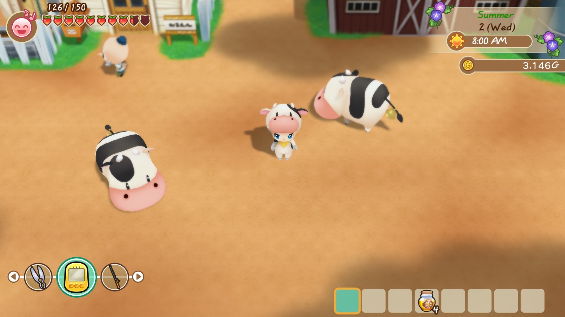 STORY OF SEASONS: Friends of Mineral Town - Cow Costume Featured Screenshot #1