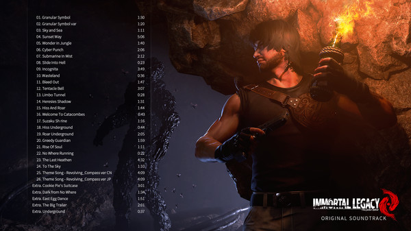 Screenshot z Immortal Legacy: The Jade Cipher - Soundtrack