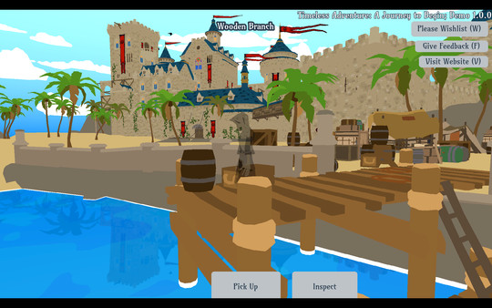 Screenshot of Timeless Adventure: A Journey To Begin gameplay showing in-action mechanics