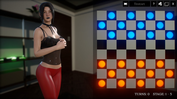 Screenshot z 3D Hentai Checkers